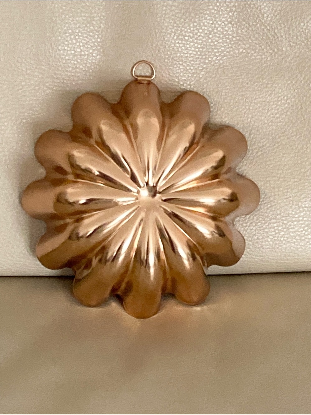 Vintage Copper Tone Jello Mold
